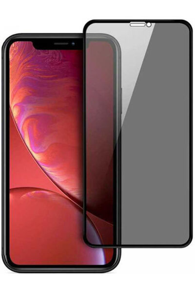 OEM 5D Privacy Full Face Tempered Glass Black (Apple iPhone 13 Pro Max, 14 Plus)