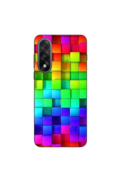 OEM Husa compatibila cu OnePlus Nord 5 Silicon Gel Tpu Model Colorful Cubes