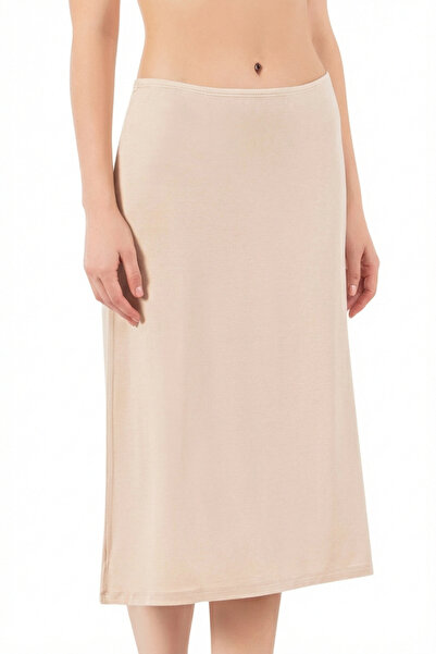 X MODAL Women's Viscose Fabric Below Knee Long Skirt Dress Lining Underskirt ...
