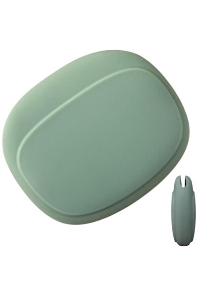 DAMUR Silicone Case, for Headphones, Cables, Portable, 8.5 x 10 x 2 cm, Grey