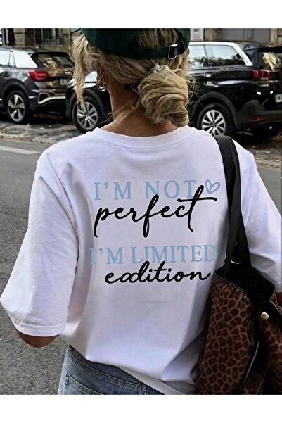 LELVANİ NU SUNT PERFECT, SUNT EDIȚIE LIMITATĂ, TRICOU CU TEXT IMPRIMAT