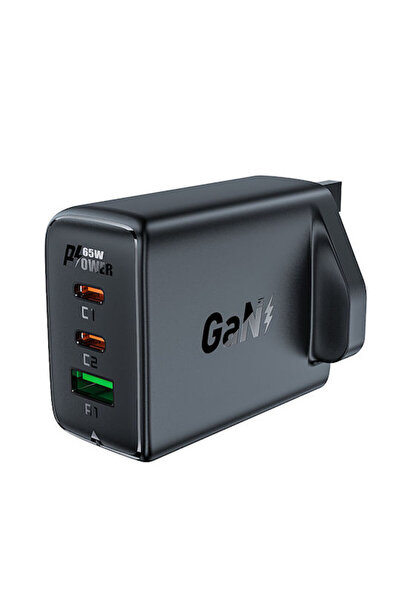 Acefast Ασύρματος Φορτιστής GaN με Θύρα USB-A και 2 Θύρες USB-C, Παροχή Ισχύο...