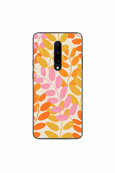 OEM Husa compatibila cu OnePlus 7 Pro Silicon Gel Tpu Model Summer Leaves