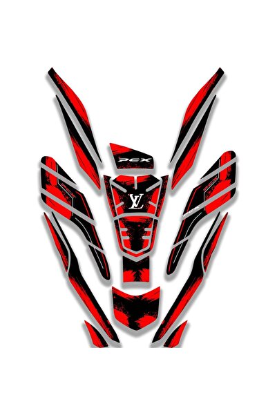 Rebon MotoDesign HONDA PCX UYUMLU TANK PAD FULL SET 2021-2024