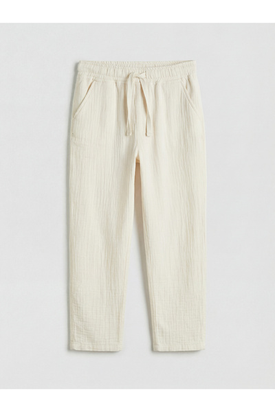 LC Waikiki Baggy Fit Boys' Muslin Trousers