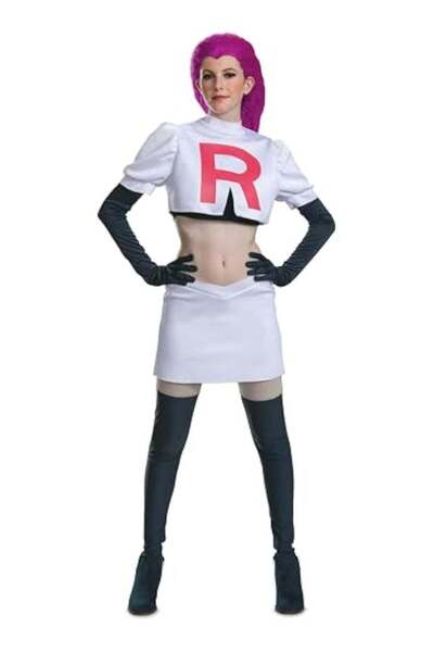Generic Pokemon Team Rocket Jesse Costume for Girls and Womens