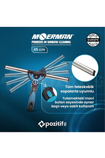 Moerman Cam Silme Aparatı Camçek / Çekçek 45 Cm - - EXCELERATOR 2.0 Paslanmaz...