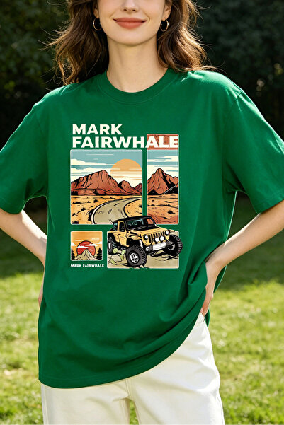 Fleck Womens T Shirts Mark Fairwhale Desert Adventure Graphic Print Casual Style
