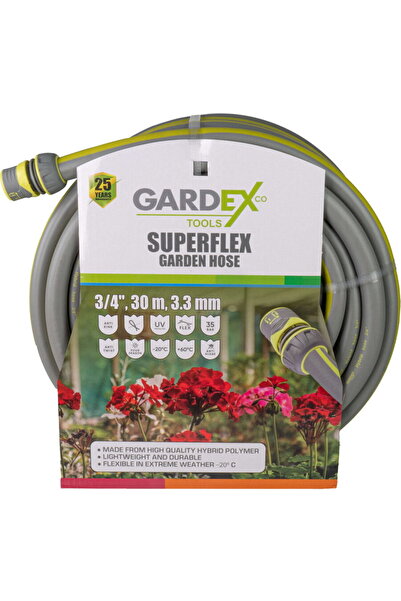 Gardex Furtun de gradina SUPERFLEX 3/4", 30m, 3.3mm GX
