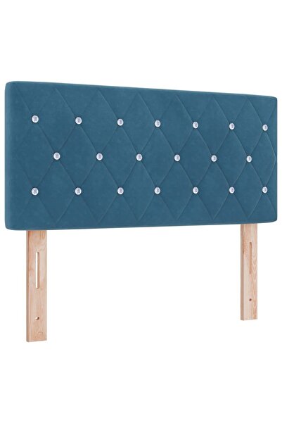 vidaxl Headboard Dark blue 90 cm Velvet