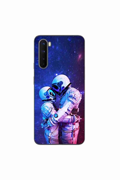 OEM Husa compatibila cu OnePlus Nord Silicon Gel Tpu Model Astronauts Couple