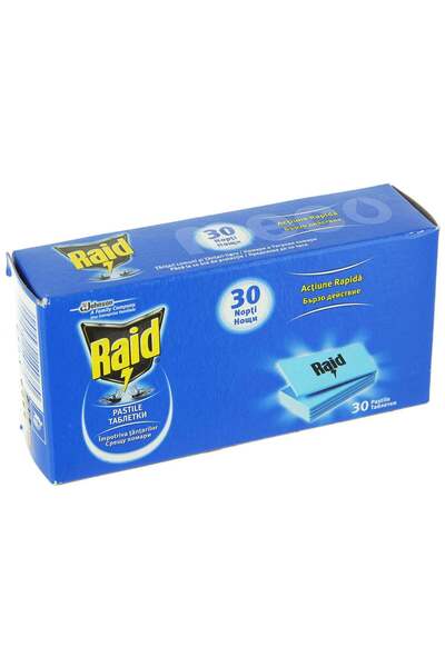 Raid Pachet 2 bucăți Tablete de reîncărcare pentru aparat electric anti-țânța...