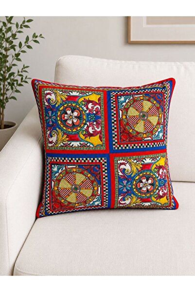adenkahome Milano Series, Suede Cushion Cover 43X43 cm (Double-Sided Printed)