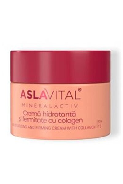 ASLAVİTAL Crema Hidratanta si Fermitate cu Colagen SPF 15 - Mineralactiv SKIN...