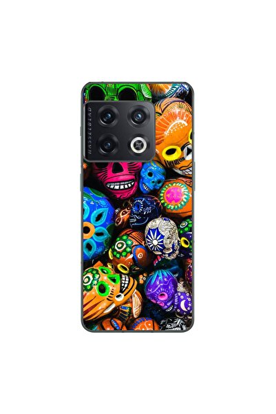 OEM Husa compatibila cu OnePlus 10 Pro Silicon Gel Tpu Model Halloween Cranii...