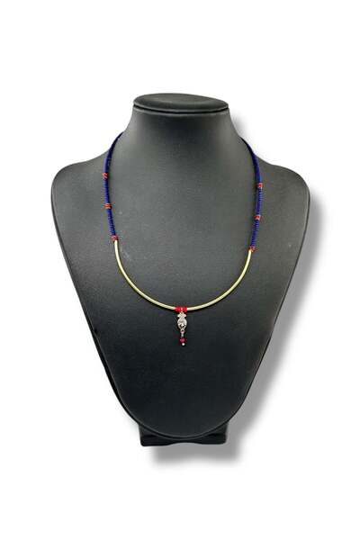 Bozhi Necklace Glass Beads Business Woman Style