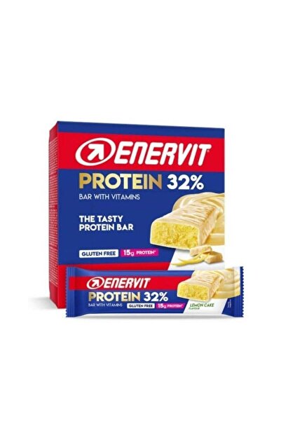 ENERVİT بروتين بار 48 جرام - عبوة تحتوي على 30 قطعة - بنكهة كعكة الليمون - خا...