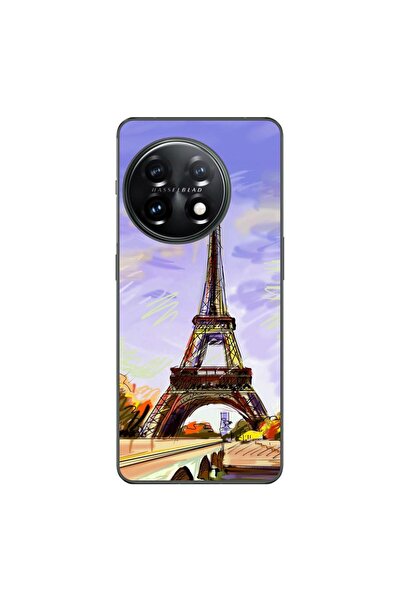 OEM Husa compatibila cu OnePlus 12R Silicon Gel Tpu Model Desen Turnul Eiffel