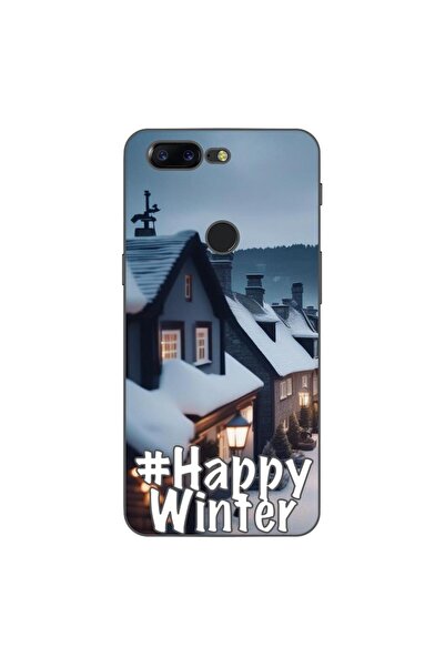 OEM Husa compatibila cu OnePlus 5T Silicon Gel Tpu Model Happy Winter