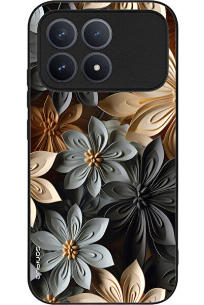 Other Θήκη Sonique Σειρά 3D Λουλούδια Xiaomi Poco F8 Pro 5G Γκρι