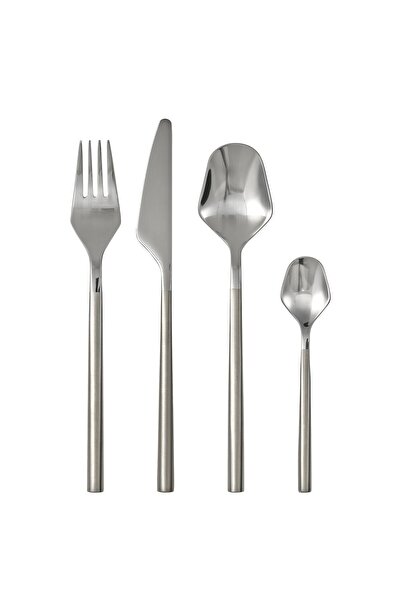 IKEA طقم أدوات مائدة من 16 قطعة من فرويدا، مصنوع من الفولاذ المقاوم للصدأ