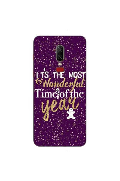OEM Husa compatibila cu OnePlus 6 Silicon Gel Tpu Model Craciun Wonderful Tim...
