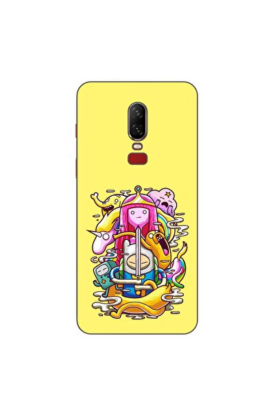 OEM Husa compatibila cu OnePlus 6 Silicon Gel Tpu Model Adventure Time Poster