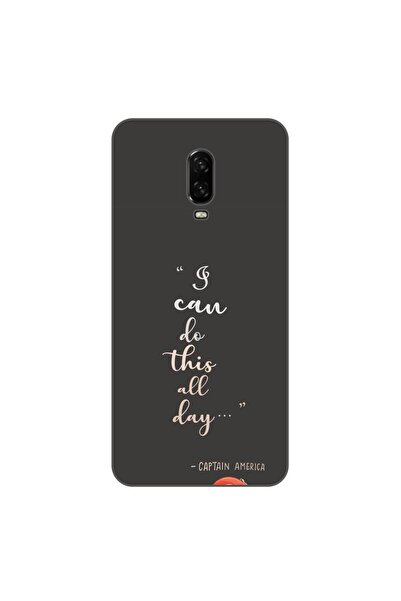 OEM Husa compatibila cu OnePlus 6T Silicon Gel Tpu Model Mesaj I Can Do This ...