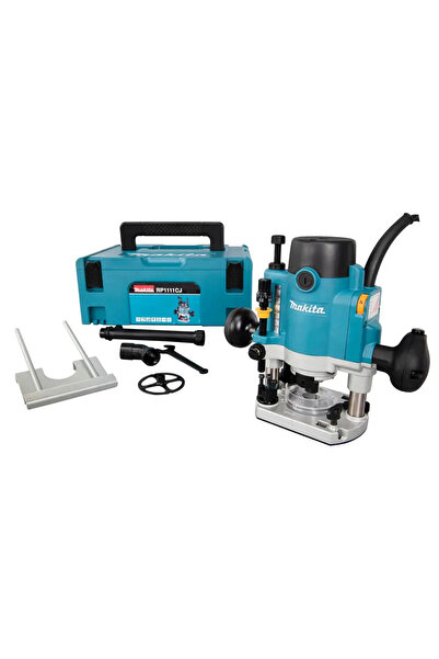 Makita RP1111CJ Router, 1100W, 0-57mm Cutting Depth, in Carrying Case