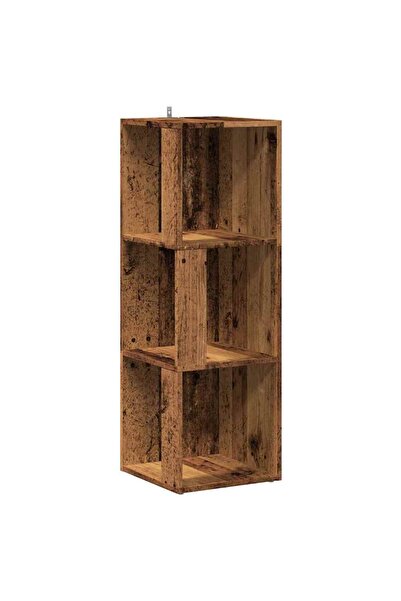 vidaxl Dulap de colț din lemn vechi 33x33x100 cm lemn prelucrat