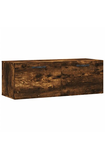 vidaxl Dulap de perete, stejar fumuriu, 100x36,5x35 cm, lemn prelucrat