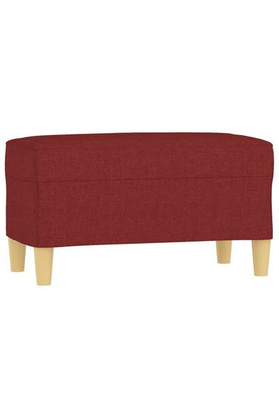 vidaxl Bancă, roșu vin, 70x35x41 cm, textil