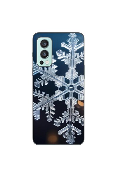 OEM Husa compatibila cu OnePlus Nord 2 Silicon Gel Tpu Model Big Snowflake
