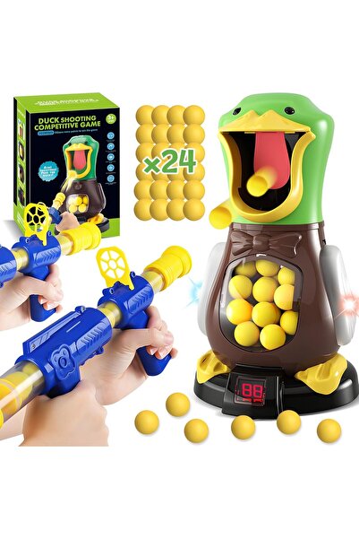 Arabest 26-Piece Dinosaur Target Shooting Game Set, Premium Foam Ball Toy wit...