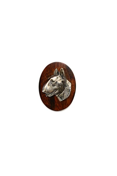 Art - Dog Bull Terrier, Bully - Broșă pentru expoziții canine, agrafă pentru ...