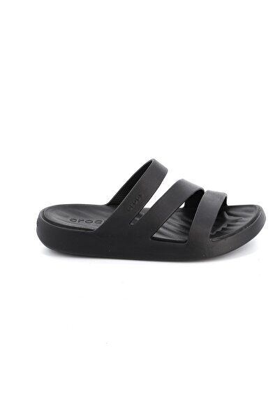 Crocs Γυναικεία Σαγιονάρα Getaway Strappy Ανατομική Χρώματος Μαύρο 209587-001