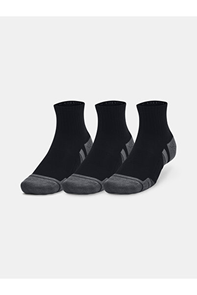 Under Armour Șosete UA Performance Cotton 3p Qtr-BLK