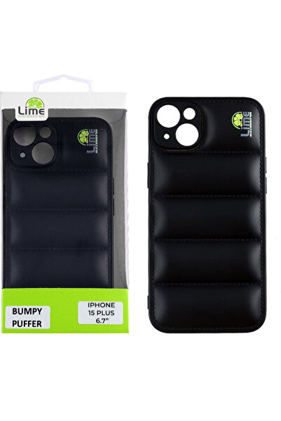 Lime&co Πράσινη Θήκη Πλάτης Σιλικόνης με Λουράκι (iPhone 15 Plus)