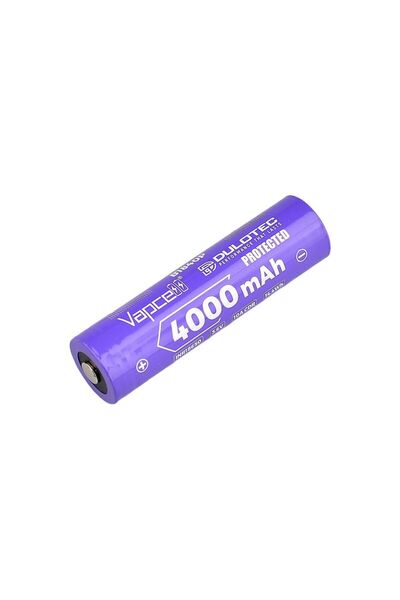 Dulotec Μπαταρία Vapcell 18650 4000mAh 10A - B1840P με εξωτερικό θετικό ακροδ...