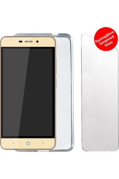 Other Volte-Tel Πίσω Κάλυμμα Σιλικόνης 0.3mm Σετ με Διαφανές Γυαλί Κωδικός: 8...