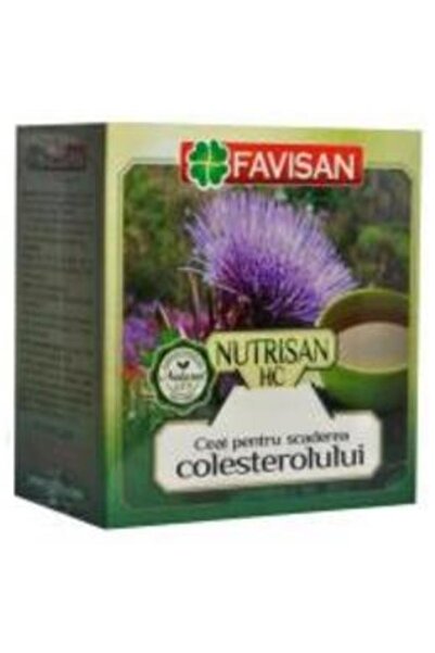 Favisan Ceai pentru Scaderea Colesterolului Nutrisan HC Favisan, 50g