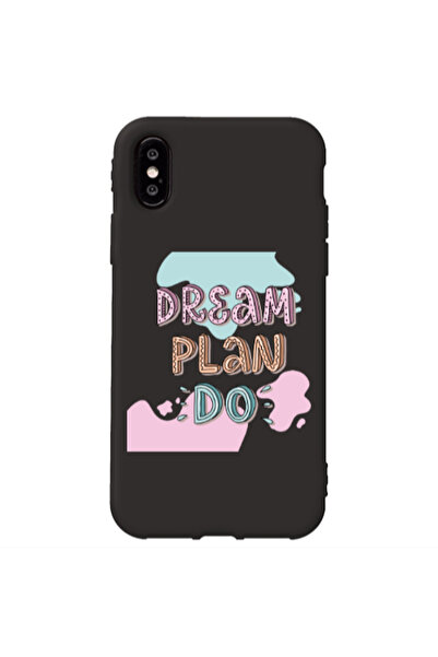 OEM Θήκη Apple iPhone Xs Dream Plan Do Μαύρη από Σιλικόνη TPU