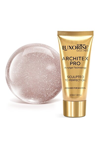 LUXORISE Полигел ARCHITEX PRO - Колекция Божествен блясък, Ефект Богиня, 50мл