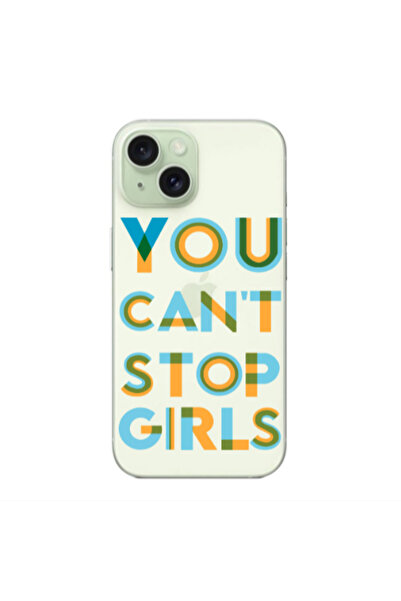 Other Apple iPhone 15 You Cant Stop Girls Transparent Silicone TPU Θήκη