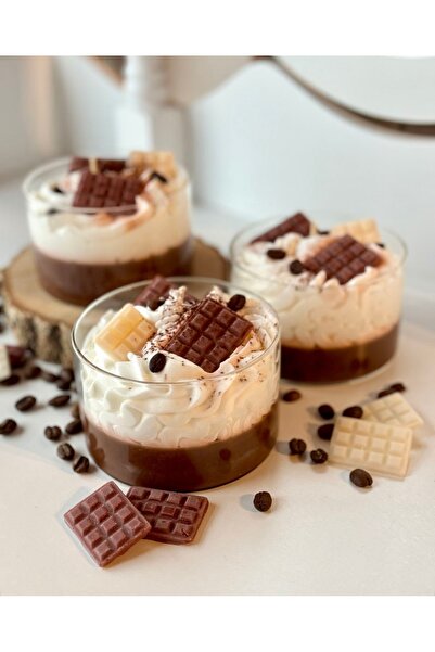 Veluna mum El Yapımı Kremalı Espresso Işığı Mum 🍫☕️💫
