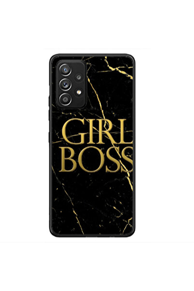 Other Samsung A53 Girl boss marble Black Glossy Θήκη