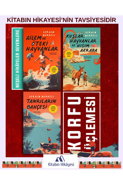 Alfa Yayınları Gerald Durrell- Kuşlar Hayvanlar ve Hısım Akraba, Tanrıların B...