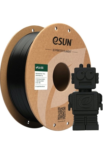 eSun Filament e PLA Negru 1,75 mm 1 KG