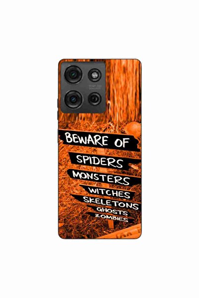 OEM Калъф, съвместим с Motorola Moto G75, силиконов гел TPU, с десен Хелоуинс...