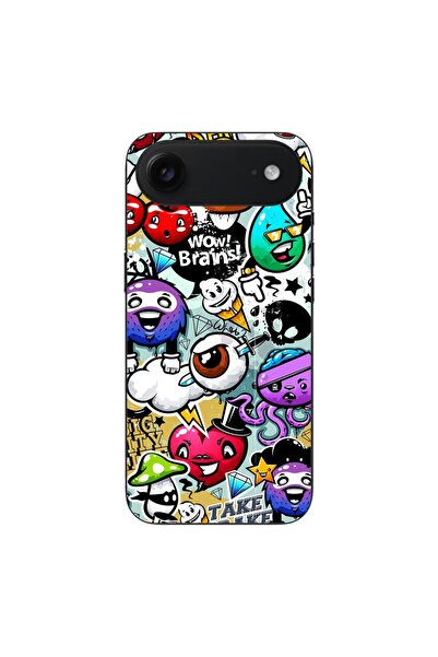OEM Husa compatibila cu Apple iPhone Air Silicon Gel Tpu Model Pop Art Graffiti